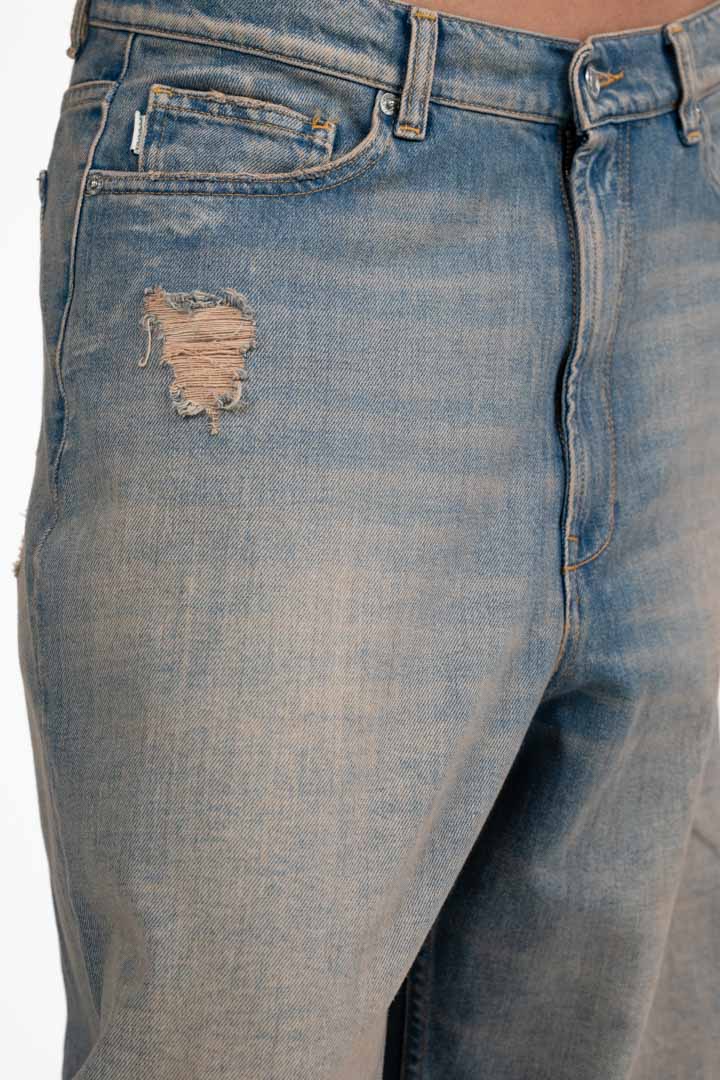 Jeans Baggy con Lavaggio Vintage - Vicolo