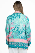 Kimono in Seta Jacquard - Wu side