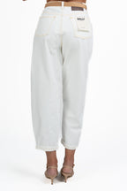 Pantaloni Mom Fit Bianchi - Souvenir
