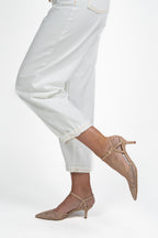 Pantaloni Mom Fit Bianchi - Souvenir