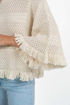 Maglia in Maglia Traforata con Frange - Weekend Max Mara