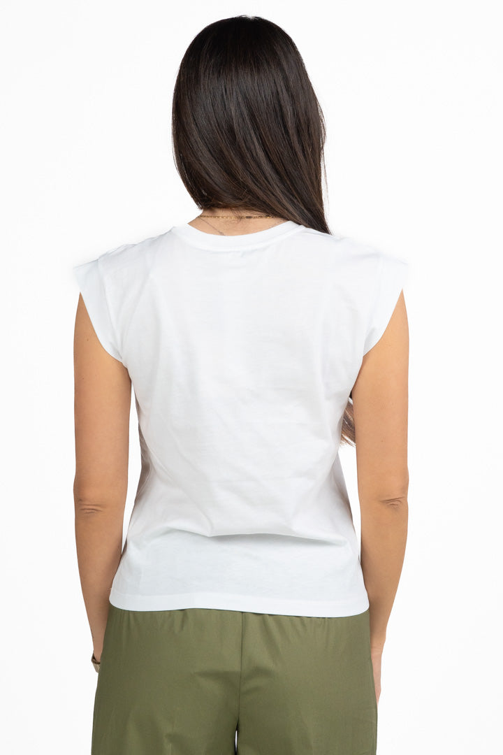 T-shirt maniche corte bianca - Twinset