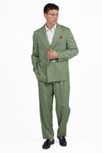 Completo Sartoriale Doppiopetto  Verde Salvia  - Berna