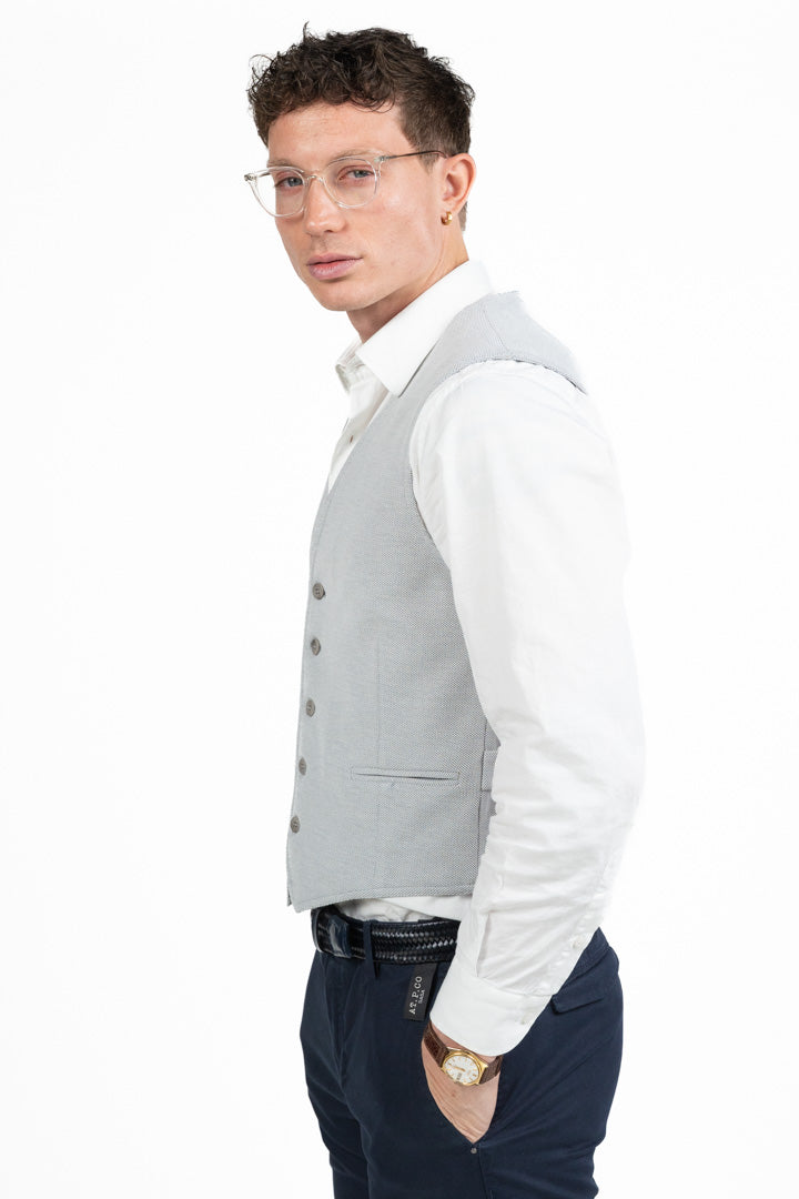 Gilet Sartoriale grigio -  Berti Mode Collection