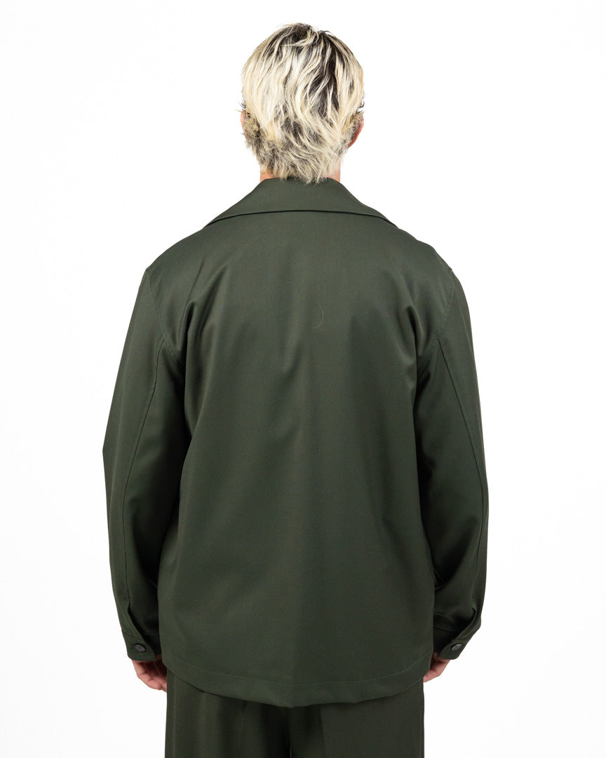 Overshirt Verde Militare con Tasche Frontali - I'M Brian