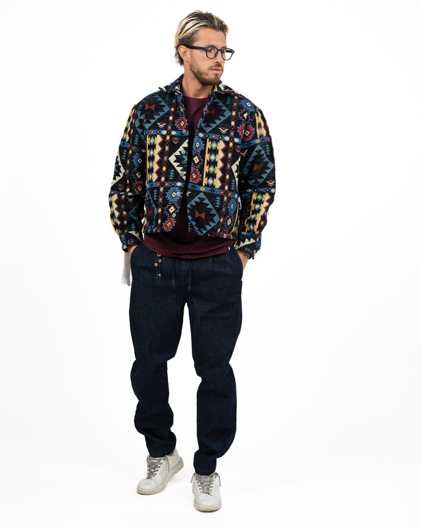 Overshirt Pattern Azteco - Berna