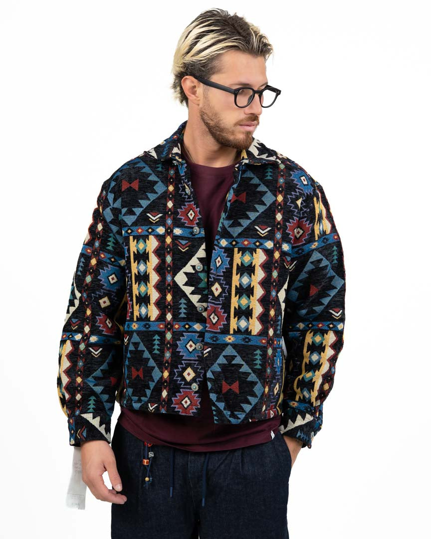 Overshirt Pattern Azteco - Berna