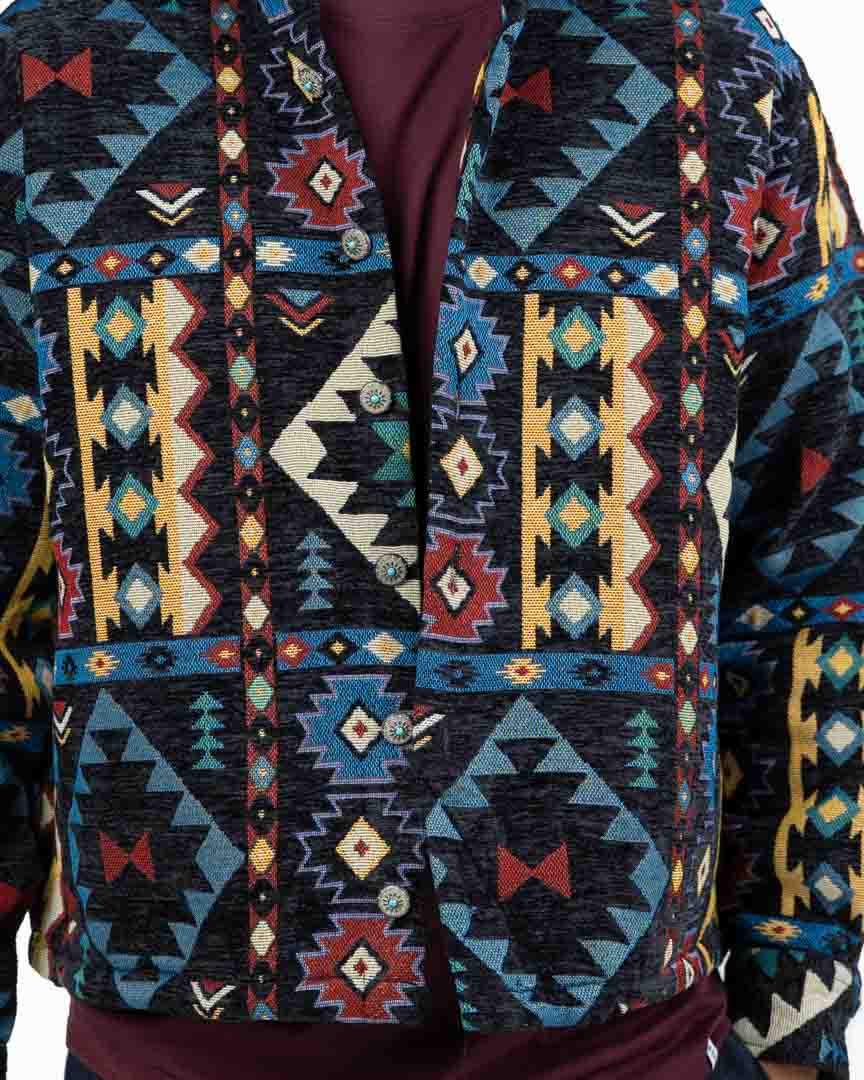 Overshirt Pattern Azteco - Berna