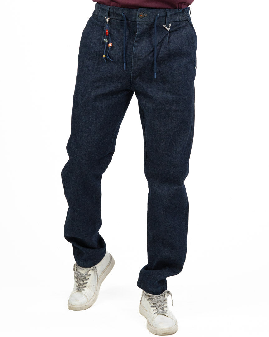 Pantalone Jeans Denim Scuro - Berna