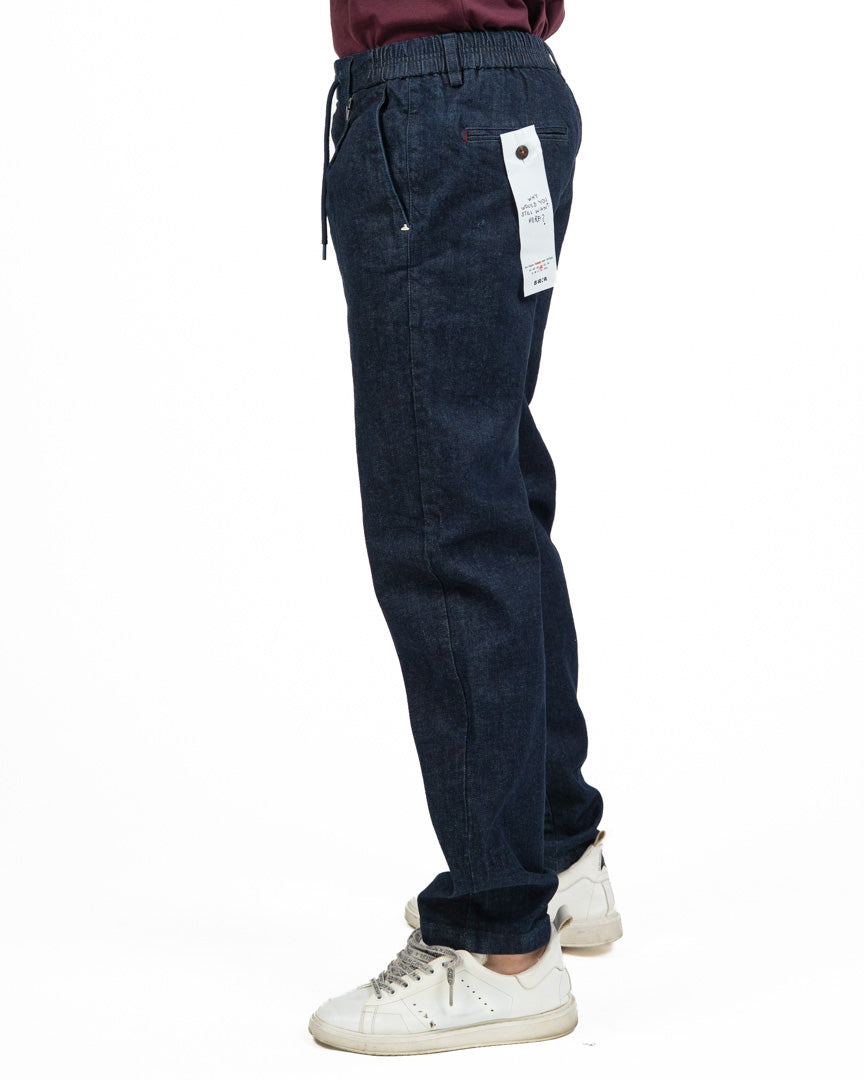Pantalone Jeans Denim Scuro - Berna