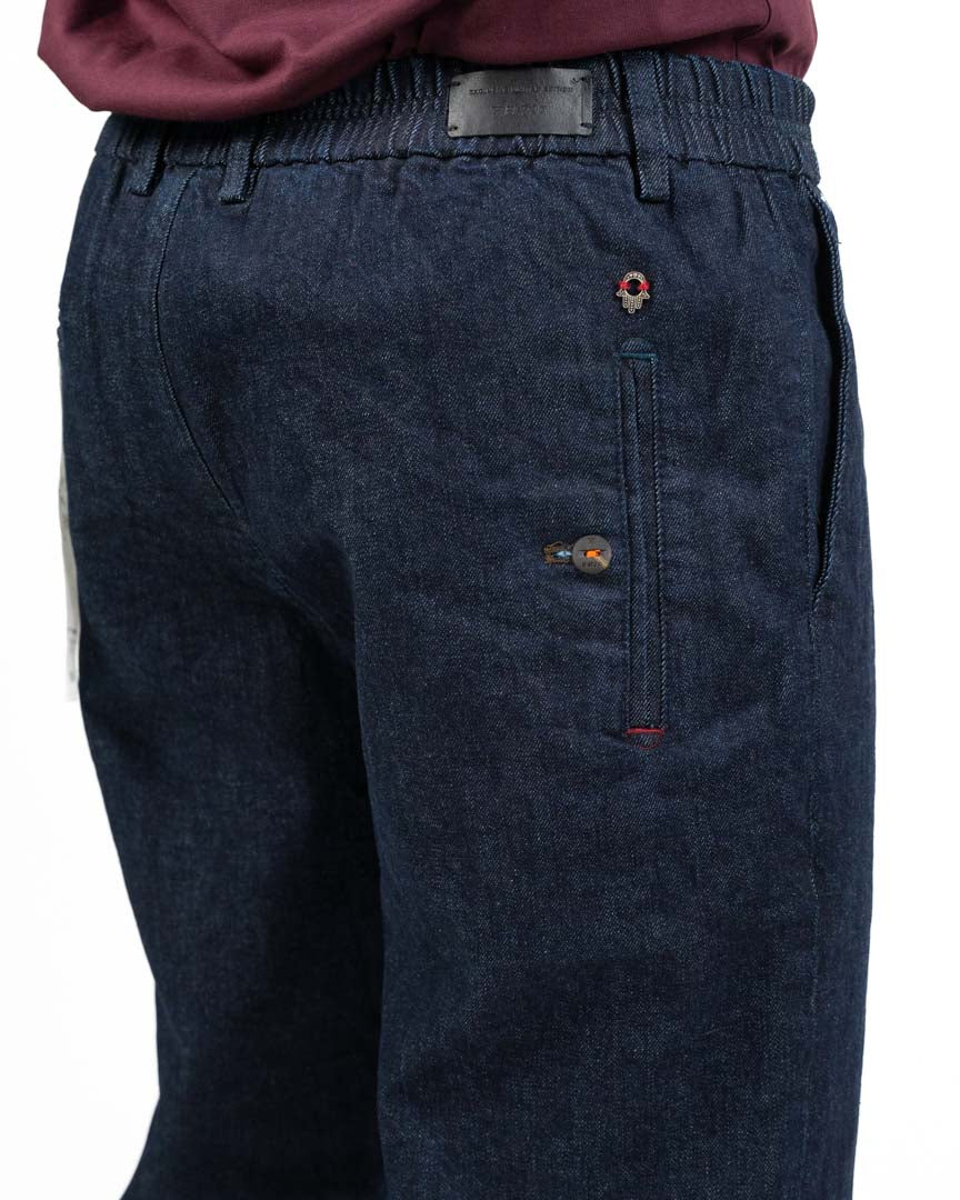 Pantalone Jeans Denim Scuro - Berna