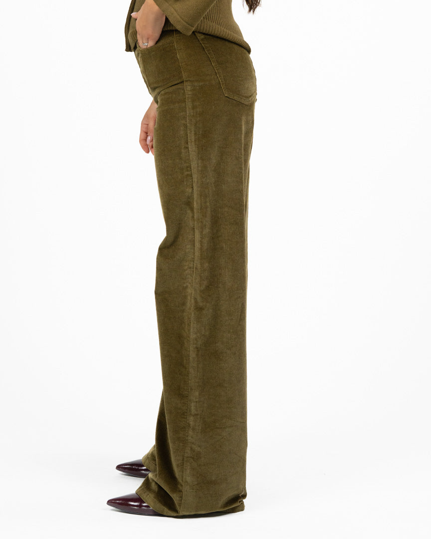 Pantaloni in Velluto a Coste Wide-Leg - Marella