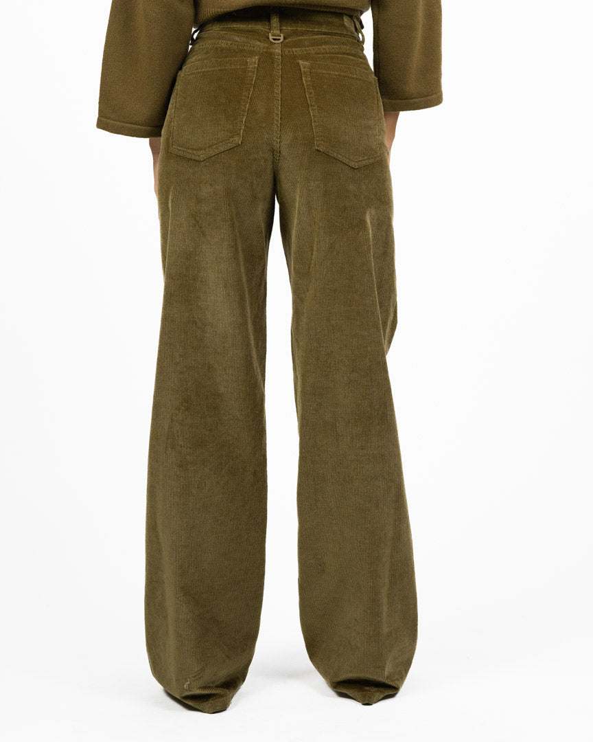 Pantaloni in Velluto a Coste Wide-Leg - Marella