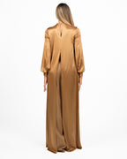 Casacca in jersey lucido cuoio - Elisabetta Franchi