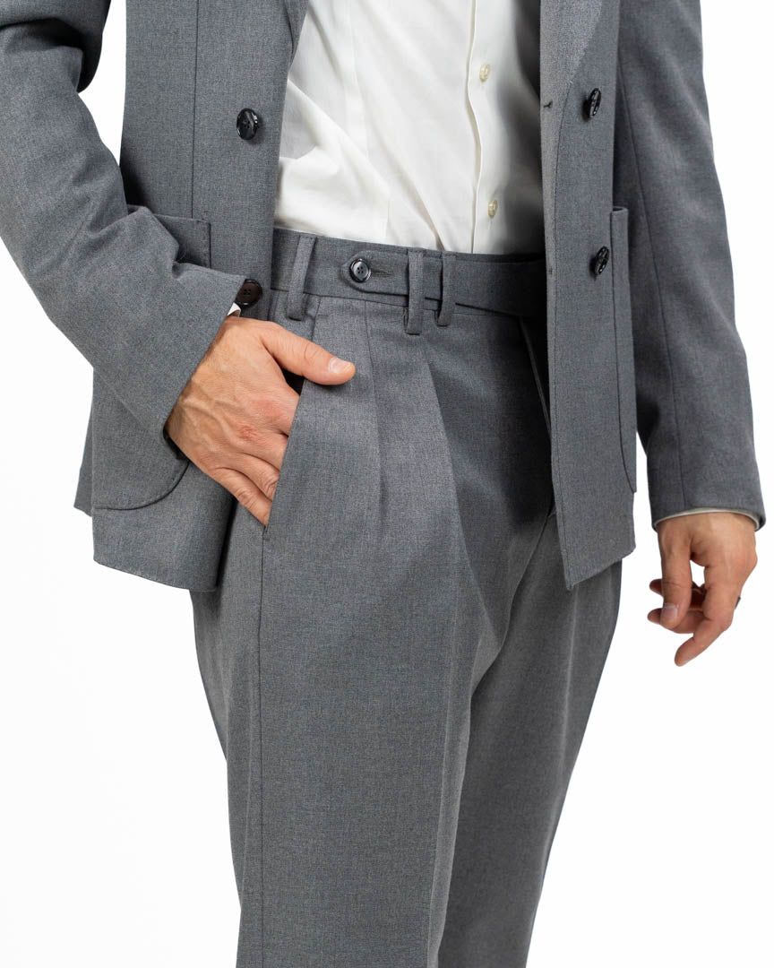 Completo Sartoriale Doppio Petto Grigio - Berti Mode Collection