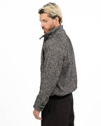 Bomber in Misto Lana a Motivo Spigato - Out Fit