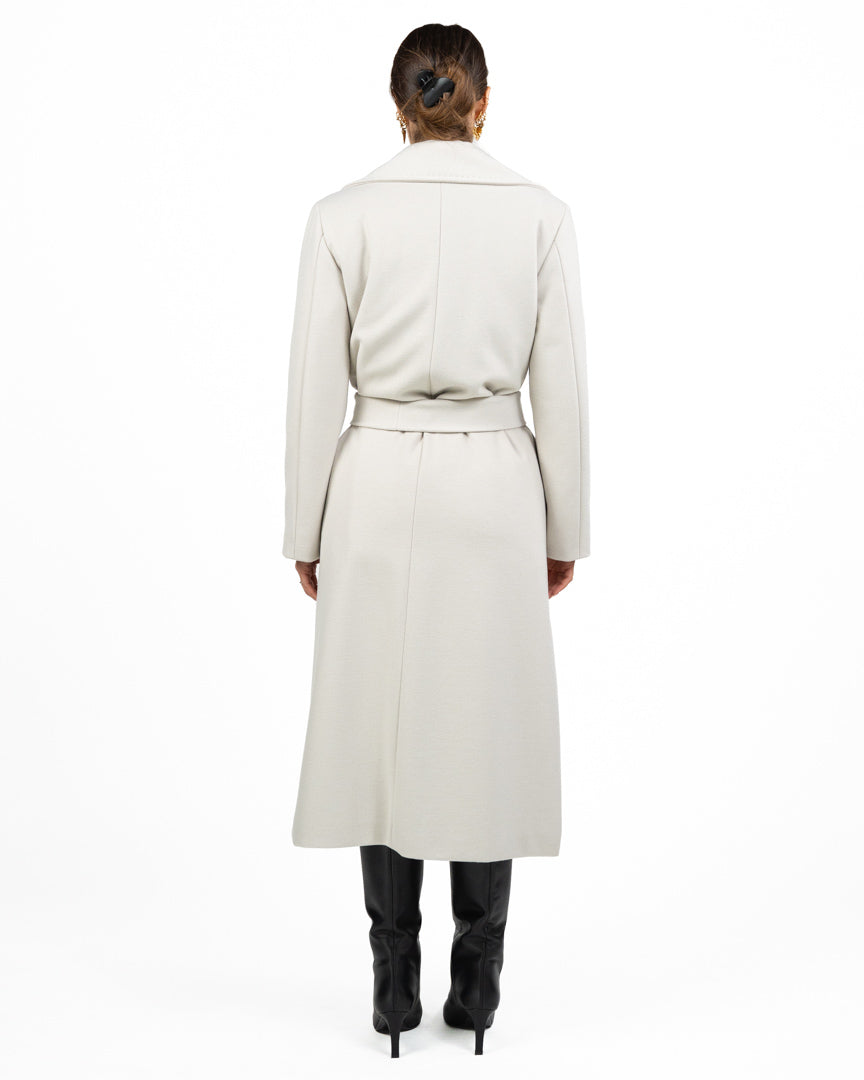 Cappotto Lungo Vestaglia con Profilo a Contrasto e Fodera Imbottita - Emme Marella