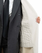 Cappotto Lungo Vestaglia con Profilo a Contrasto e Fodera Imbottita - Emme Marella