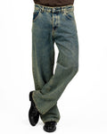 Jeans Wide Leg / Baggy con Lavaggio Acid Wash - I'M Brian
