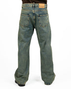 Jeans Wide Leg / Baggy con Lavaggio Acid Wash - I'M Brian