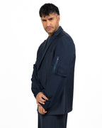 Giacca Gessata Sartoriale con Dettaglio Utility - Patrizia Pepe