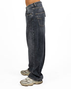 Jeans Baggy Wide Leg in Denim Lavaggio Antracite / Washed Black - Imperial
