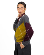 Cardigan in Maglia a Quadri / Rombi - Vicolo