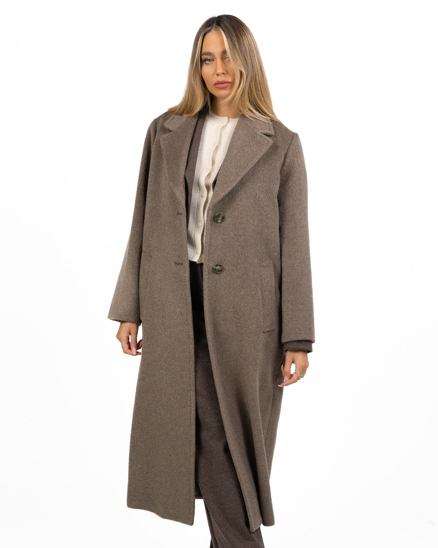 Cappotto Lungo Vestaglia in Pura Lana - Weekend Max Mara