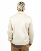 Giubbotto Hybrid in Camoscio e Maglia con Interno in Shearling - Out Fit