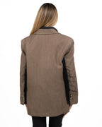Blazer Oversize con Dettaglio Frange - Vicolo