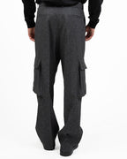 Patrizia Pepe – Pantalone Cargo Sartoriale in Misto Lana con Pinces