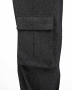 Patrizia Pepe – Pantalone Cargo Sartoriale in Misto Lana con Pinces