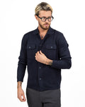 Maglia in cotone blu navy - Berna