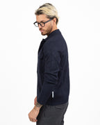 Maglia in cotone blu navy - Berna