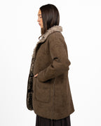 Cappotto Montoncino Reversibile Scamosciato / Bouclé - Tavus
