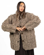 Cappotto Montoncino Reversibile Scamosciato / Bouclé - Tavus