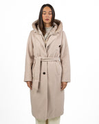 Cappotto Lungo Combinato beige - Emme Marella