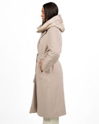 Cappotto Lungo Combinato beige - Emme Marella