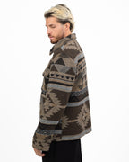 Overshirt / Camicia-Giacca con Motivo Azteco / Etnico - Berti Mode Collection
