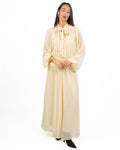 Abito Lungo Scivolato in Chiffon latte - Marella
