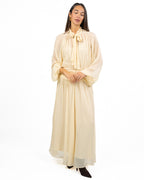 Abito Lungo Scivolato in Chiffon latte - Marella