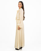 Abito Lungo Scivolato in Chiffon latte - Marella