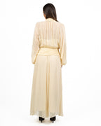 Abito Lungo Scivolato in Chiffon latte - Marella