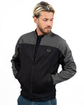 Fred Perry – Felpa Track Jacket Full-Zip Bicolor