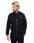 Fred Perry – Felpa Track Jacket Full-Zip con Dettaglio Twin Tipped sui Polsini
