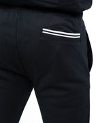Fred Perry – Pantalone Sweatpants Tinta Unita Nero con Coulisse