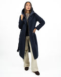 Cappotto Lungo Combinato blu - Emme Marella