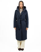 Cappotto Lungo Combinato blu - Emme Marella