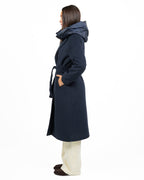 Cappotto Lungo Combinato blu - Emme Marella