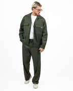 Overshirt Verde Militare con Tasche Frontali - I'M Brian